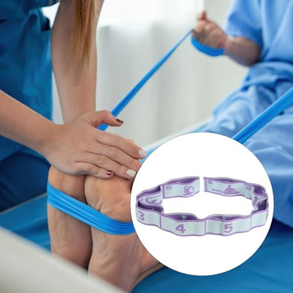 PATIKIL Exercise Bands, Yoga Stretching Strap Latin Elastic Bands for Physical Dance Stretch Pilates Resistance Bands - color: Purple