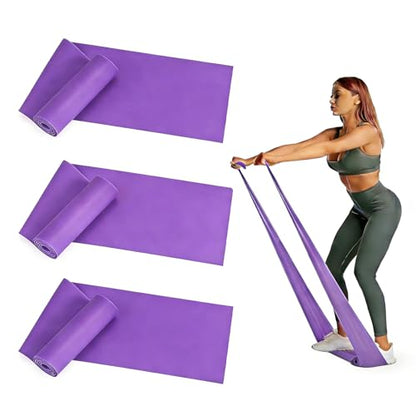 Resistance Bands Long Non-Latex Elastic Stretch Bands Work Out Band for Working Out Women or Men, Exercise Bands Set Yoga, Pilates, Gym,