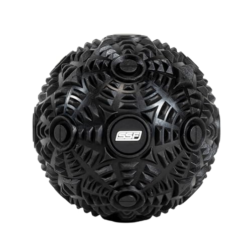 Massage Ball - Deep Tissue Muscle Knot Release Tool - Back, Legs, Shoulders, and More (3" Black Massage Ball) - color: 3" Black Massage Ball