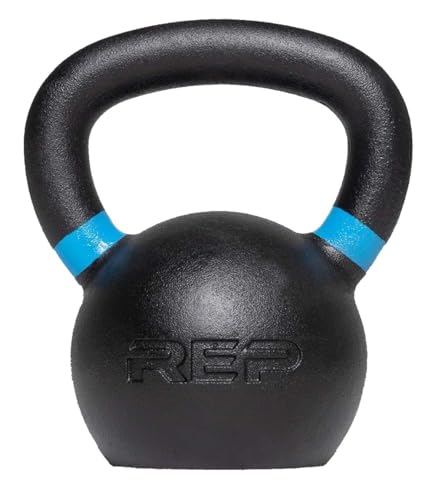 REP Fitness Kettlebell Set and Singles, 4kg to 24kg, 9lb to 53lb Weight Range, Cast Iron, Strength Exercise Training, Home Gym, Power Workout Equipment, Free Weights, Dumbbell Alternative - style: 12 kg