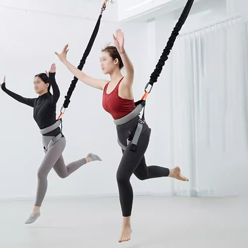 Bungee Dance Resistance Belt Rope - Professional Heavy Cord for Yoga Fitness,and Home Suspension Training Kit with Accessories (Set of 1 XL) - color: Set of 1, size: X-Large
