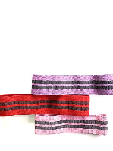 Nu Norm Fitness Booty Bands, Workout Bands, Hip Fitness Bands for Butt and Legs - 3 Pack Set