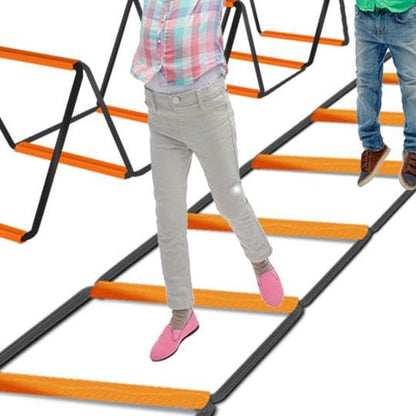 Agility Ladder, Soccer Speed Ladder, Multipurpose Agility Training Equipment, Football Footwork Ladder - size: 8 Grids With Bag