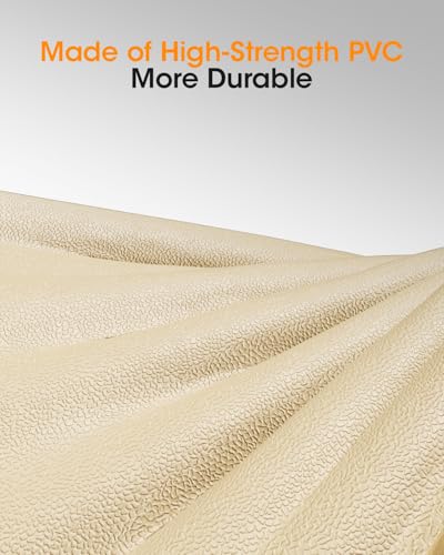 THAILE Treadmill Mat, 68" x 24" x 6mm, Beige Floor Protector - size: 68"L x 24"W x 0.2"Th