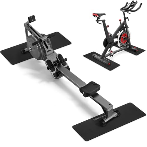 TOBWOLF Non-Slip Mat Compatible with Peloton Bike, Concept 2 Rowing Machine - color: 3MM Rowing Machine Mat