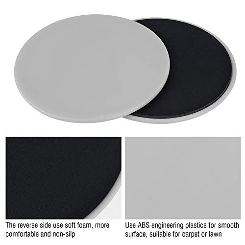 Discs Core Sliders,2pcs Exercise Sliding Disc,Multifunction Sport Full Body Workout Disc for Physical Therapy Dance Balance Training for Carpet or Hardwood