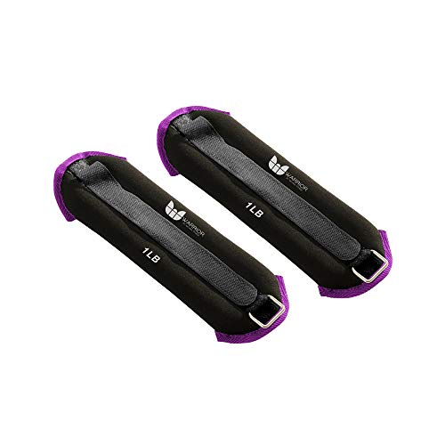 Warrior Adjustable Length Ankle Wrist Weights Pair for Arm and Leg Exercise, Aerobics, Walking, Running, Physical Therapy and Fitness Cardio Strength Training