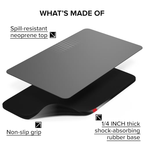 Falko Tactical Gun Cleaning Mat, Gun Mat for Handgun, Rifle and Shotgun - color: Grey, size: 20x12