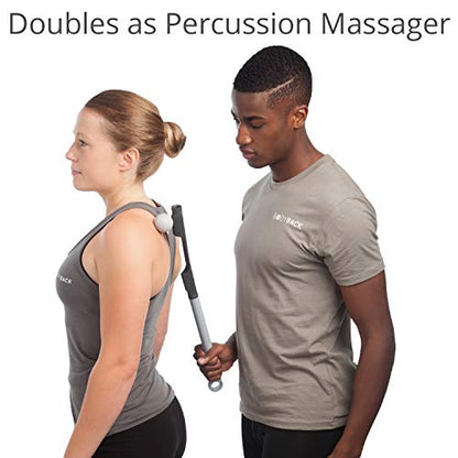 Body Back AccuMassage FSA Eligible - Dual Pressure Point Massage Tool & Massage Hammer - 2 in 1 Design - Shiatsu Neck Massager Tool, Golf Ball Percussion Massager for Deep Tissue Pain Relief (2 Pack)