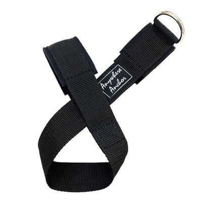 Bodylastics Resistance Band Anchor, Heavy-Duty Attachment for Exercise Resistance Bands, Easy Use Anchor Band for Resistance Tubes, With Nylon Webbing, Neoprene Padding, and O-Ring, 22 Inches