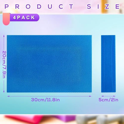 Hanaive 2/4/6 Pcs Balance Pad Foam Pad 11.81 x 7.87 x 1.97 Inch Yoga Mat Non Slip Cushion Exercise Knee Mat for Fitness Stability Stretching, Pilates, Physical Therapy, Core Trainer