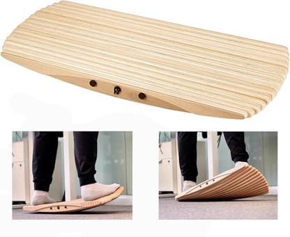 Ergonomic Wobble Balance Board,Office Balance Beam – Dual-Use for Office & Fitness,Core Trainer for Surfing, Skiing, Skateboarding,Improves Balance & Strength,Anti-Fatigue for Standing Desks