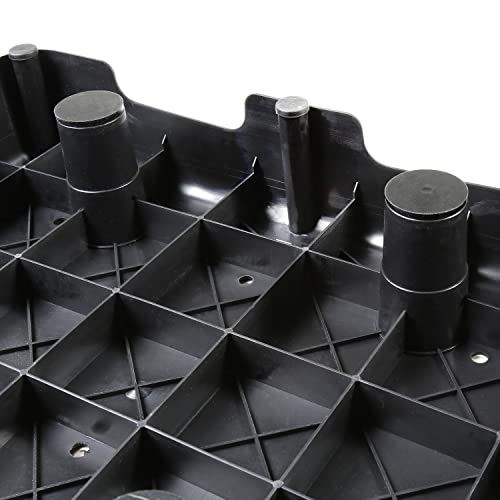 Riser Step Stool - 3 1/2"H Safety Half Step Platform, Indoor Outdoor Assistive Devices for Elderly