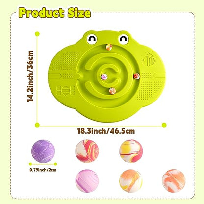 Wobble Balance Board for Kids Plastic Rocker Maze Board with Stepping Stones Load 220lb, Active Play and Exercise for Toddler 3+