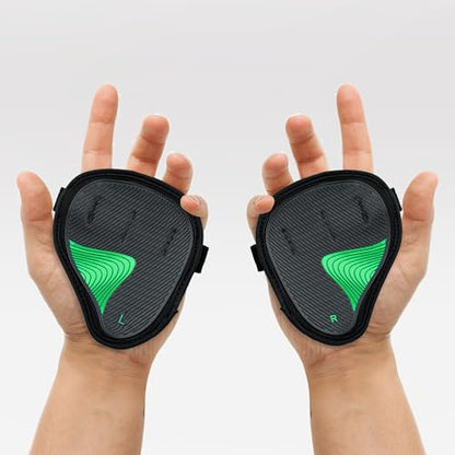 Neoprene Gym Grip Pads for Weight Lifting – Non-Slip Hand Grips for Men & Women – Workout Gloves Alternative for Pull Ups, Deadlifts, Fitness & Training – Easy Lifting Grips Gym Pads