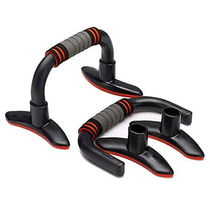 Fitness Push Up Bars Strength Training - Home Floor Workout Equipment Pushup Handle with Cushioned Foam Grip & Non-Slip Sturdy Structure