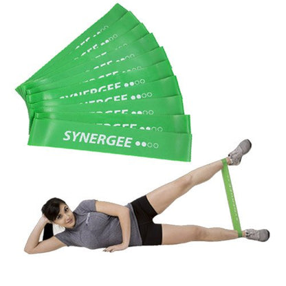 Synergee Exercise Fitness Resistance Band Mini Loop Bands that Perform Better When Working Out at Home or The Gym