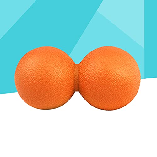 ARTIBETTER Peanut Massage Ball Double Massage Ball Mobility Ball Deep Tissue Massage Tool for Physical Therapy Muscle Relaxer Myofascial Release (Orange)
