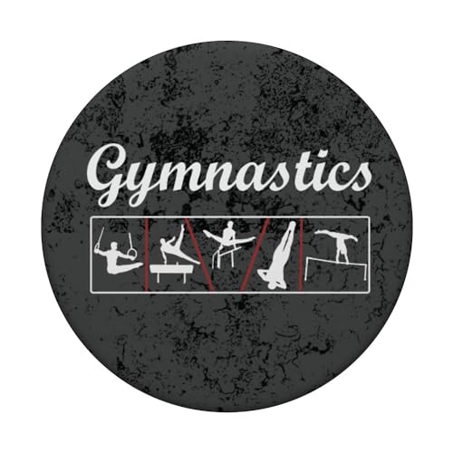 Awesome Boys & Mens Gymnastics Apparatus Gift Design PopSockets PopGrip: Swappable Grip for Phones & Tablets PopSockets Standard PopGrip - style: Standard