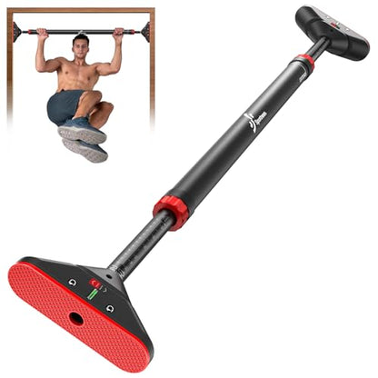 Pull Up Bar for Doorway: Sportneer Strength Training Pull-up Bars without Screw with Resistance Band Bar, Sportneer Detachable Workout Exercise Bar Handles for All Kinds Resistance Bands