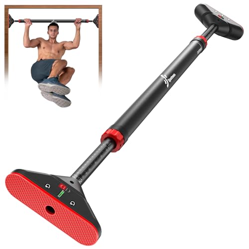 Pull Up Bar for Doorway: Sportneer Strength Training Pull-up Bars without Screw Bundle with Balance Board for Adults Wobble Board Adjustable 2-in-1 Slant Board Training