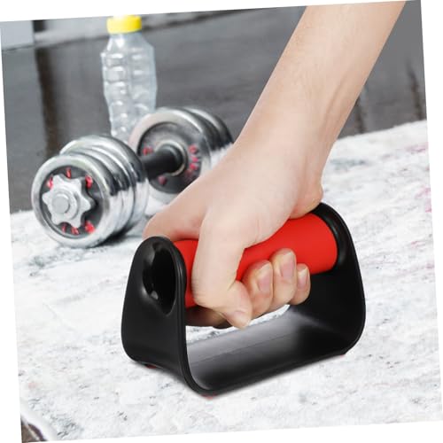 Yardwe 1 Pair Strength Training Grips Nonslip Handles for Home Workouts Compact Bars for Floor Exercises Sturdy Construction Accessories for Women and Men