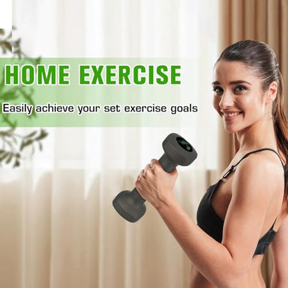 Smart Dumbbell,HISPOX Weight Dumbbell(Sold in Single) with Timing and Counting