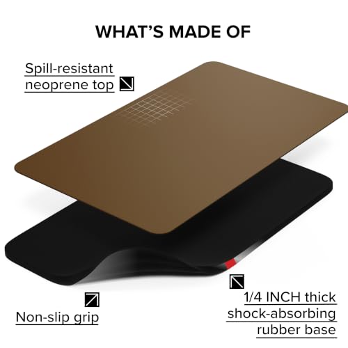 Falko Tactical Gun Cleaning Mat, Gun Mat for Handgun, Rifle and Shotgun - color: Bronze Brown, size: 20x12