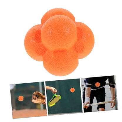 Hexagonal Reaction Ball Hand Eye Coordination Training Reflex Ball High Difficulty Agility Training Tool for Goalkeeper Baseball and Team Handball Reflex Training