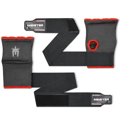 Meister Gel-Padded ProWrap Inner Hand Wrap Gloves (Pair) - size: Large-X-Large