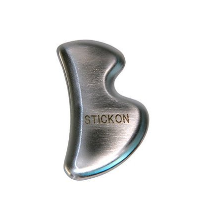 Stainless Steel Gua Sha Scraping Massage IASTM Soft Tissue Mobilization Tool (B Shape)