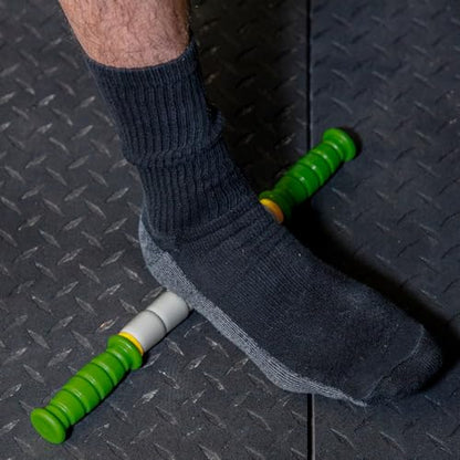 Massage Stick 14" Flexible Handheld Spindle Massage Roller - Full Body Muscle Recovery & Myofascial Release (Small - 14" Massage Stick) - color: 14" Massage Pin (Small)
