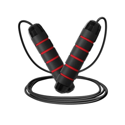 Adjustable Jump Rope for Workout - All-Purpose Exercise Jump Rope Kids & Adults Love with Tangle-Free, Comfortable Foam Handles - Best Slimming, Cardio & Endurance Training