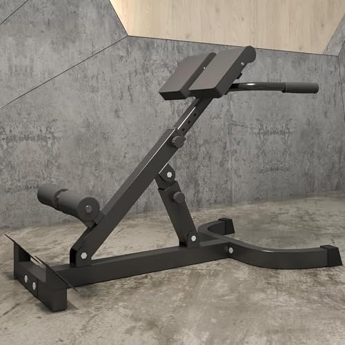 Roman Chair - Adjustable and Foldable Roman Stool, Suitable for Home Gyms, Can Bear 260 Pounds