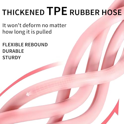 Multifunction Tension Rope - 6-Tube Elastic Pedal Resistance Band with Handle for Abdomen/Waist/Arm/Leg Stretching Slimming Training