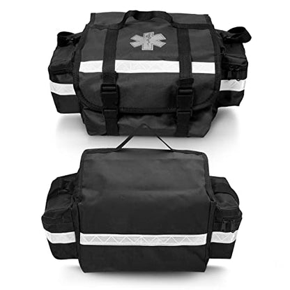 SURGICAL ONLINE First Responder EMT Backboard Spine Board – Complete Emergency Kit with Head Immobilizer, Deluxe Trauma Bag, and Spider Straps, Ideal for EMS, Firefighters (Yellow)