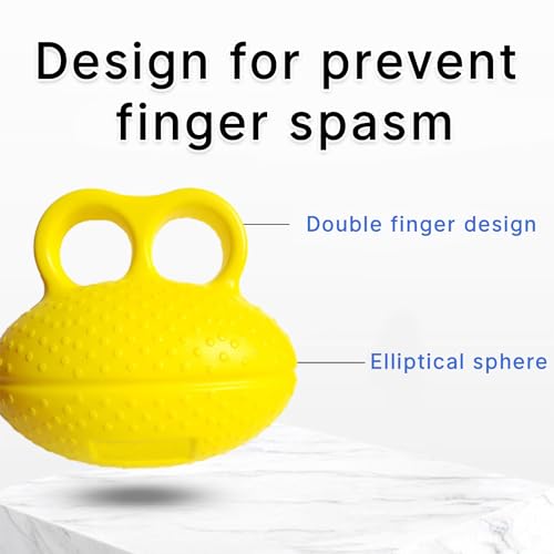 Hand Grip Strengthener for Seniors,Hand Exercise Ball for Patient Recovery Elderly Stroke Arthritis Physical Therapy Anxiety Stress Relief Pressure Squeeze for Yoga Muscles Massage