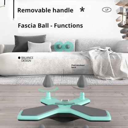 Workout Balance Board with Maze Game Core Trainer with Pleasure Wholesale 360° Tilt & Twist Plank Board with Multi-Functional Handles Phone Holder Plus Elbow Pad