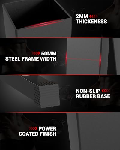 Heavy Duty 3-Tier Dumbbell Rack for Home Gym – Steel Weight Storage Stand, Angled Non-Slip Shelves, Rubber Guard, Holds 5/6 Hex Dumbbell Pairs, 480/800/1000 LB Capacity, Black