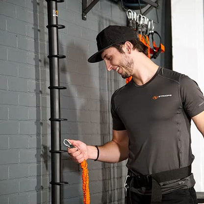 Stroops Spine Resistance Band Wall Anchor for Home Gym Workouts - size: 48"