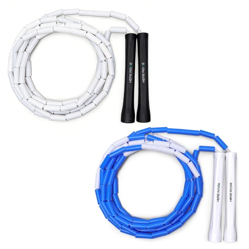 Black Beaded Jump Rope, Unbreakable Handles & Shatterproof Beads for Enhanced Fitness Training, Adjustable Beaded Jump Ropes for Kids, Men & Women - color: Green