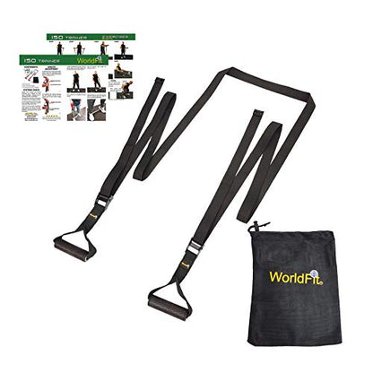 WorldFit ISO Trainer - Isometric Exercise for Strength Training, Stretching, Yoga, Pilates - a USA Company