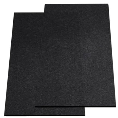 2 Pack Garage Floor Mat, 60 x 36 Inch Oil Spill Mat for Under Car Driveway Mats with Waterproof Backing, Black Reusable Rubber Mat Garage Mat for Protecting Surfaces