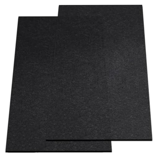 2 Pack Garage Floor Mat, 60 x 36 Inch Oil Spill Mat for Under Car Driveway Mats with Waterproof Backing, Black Reusable Rubber Mat Garage Mat for Protecting Surfaces