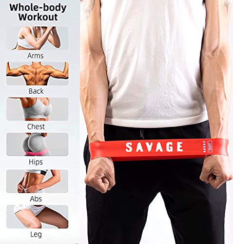 Resistance Bands for Working Out and Core Sliders | Home Gym Equipment Workout Fitness Equipment Elastic Exercise Bands Mini for Glute Leg