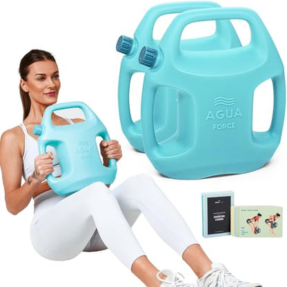 Adjustable Weights (2-11 lbs): Compact and Versatile for Home Workouts. Stay Fit with Water-Filled Weights (Set of 2).