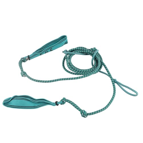 Yoga Stretching Strap with Handle, 8mm SPS Intermediate Muscle Spiral Stabilization Training Sport Stretches Rope for Exercise and Flexibility
