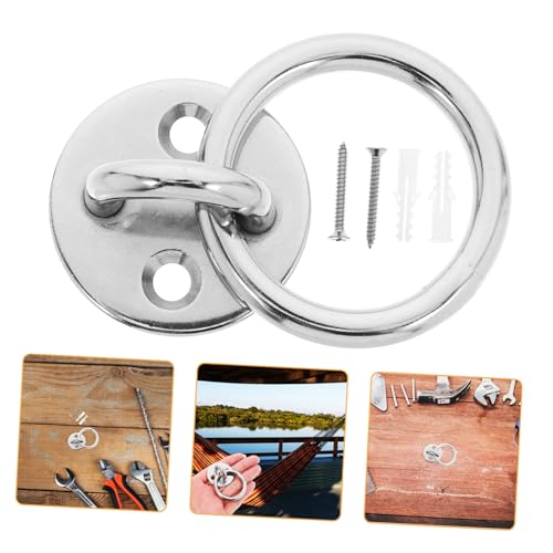 balacoo Ceiling Anchors Heavy Duty Battle Rope Wall Mount Aerial Ceiling Mount for Suspension Straps and Hammock Hooks