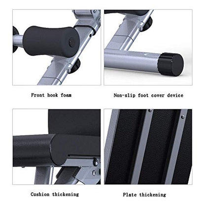 Adjustable/Foldable Utility Bench for Home Gym, Weightlifting and Strength Training - Bonus Workout Poster with Total Body Exercises
