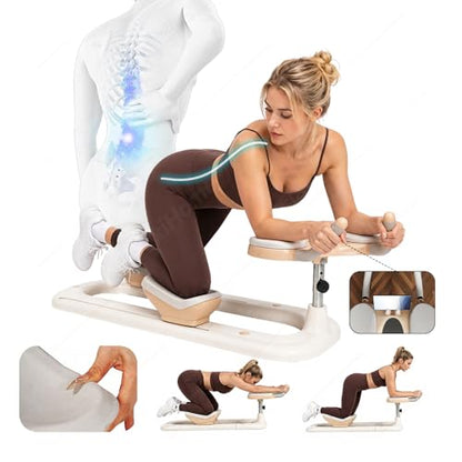 Twist Crawler V2 - Adjustable Back Stretcher & Spine Decompressor for Lower Back Pain Relief & Sciatica, Multi-Purpose Twist Trainer for Core Strength, Detachable Home Workout Equipment